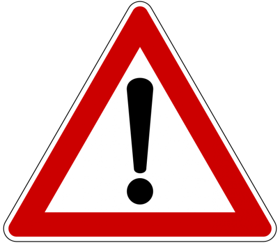 Warnschild